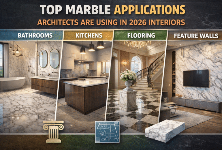 Top Marble Applications Architects Are Using in 2026 Interiors