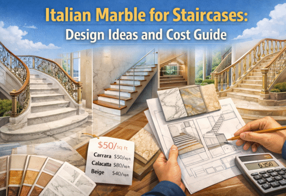 Italian Marble for Staircases: Design Ideas and Cost Guide