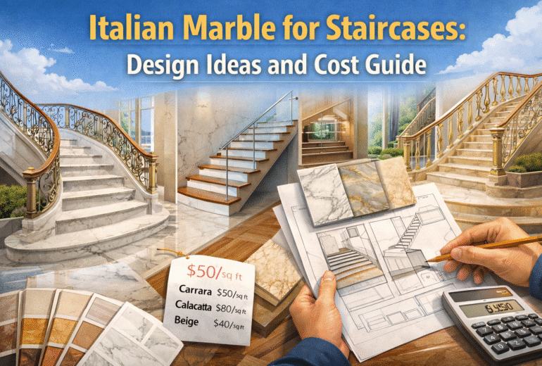 Italian Marble for Staircases: Design Ideas and Cost Guide