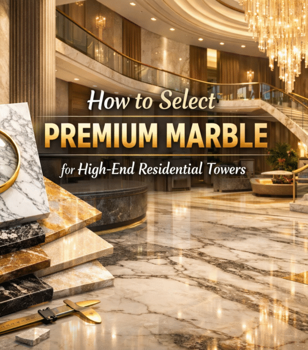 How to Select Premium Marble for High-End Residential Towers