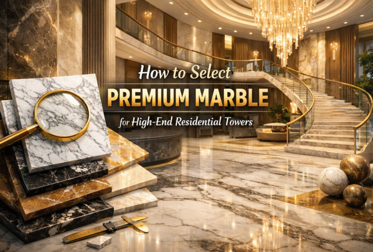 How to Select Premium Marble for High-End Residential Towers