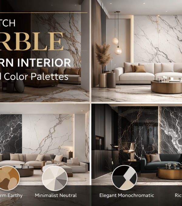 How to Match Marble with Modern Interior Themes and Color Palettes