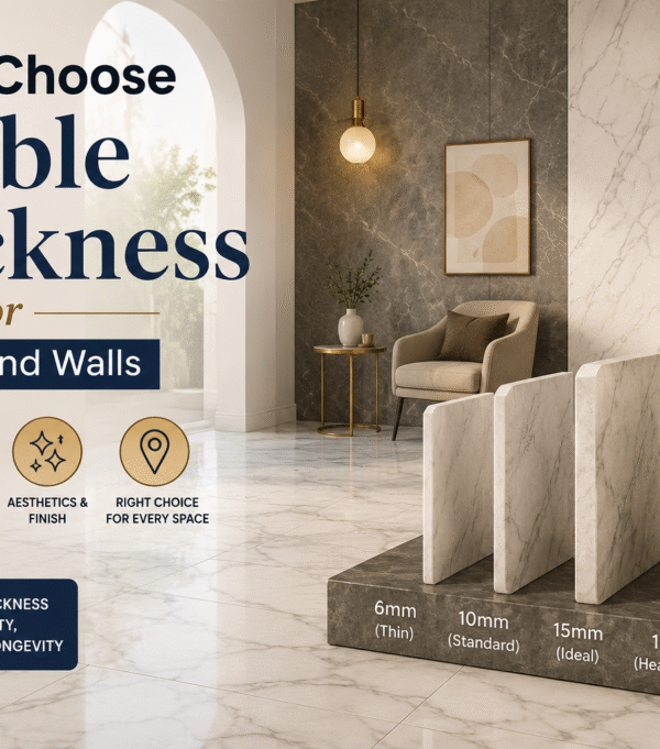 How to Choose Marble Thickness for Flooring and Walls