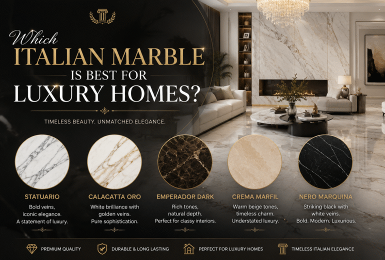 Which Italian Marble Is Best for Luxury Homes?