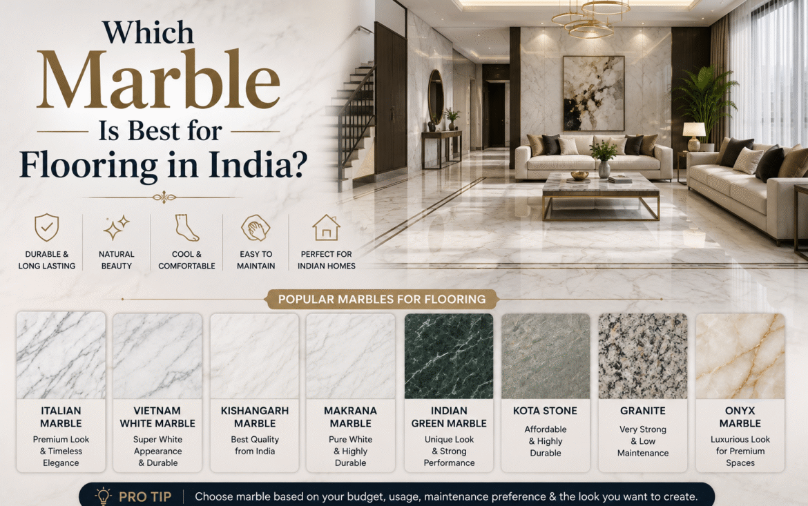 Which Marble Is Best for Flooring in India?