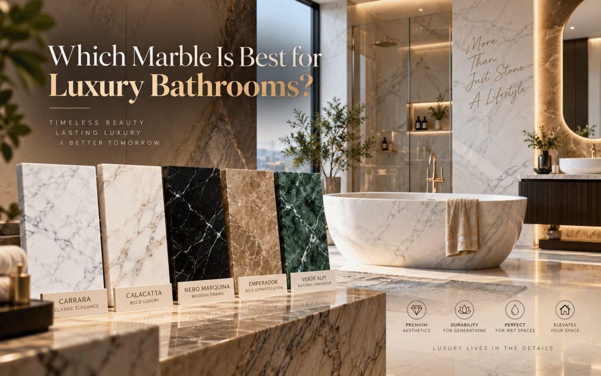Which Marble Is Best for Luxury Bathrooms?